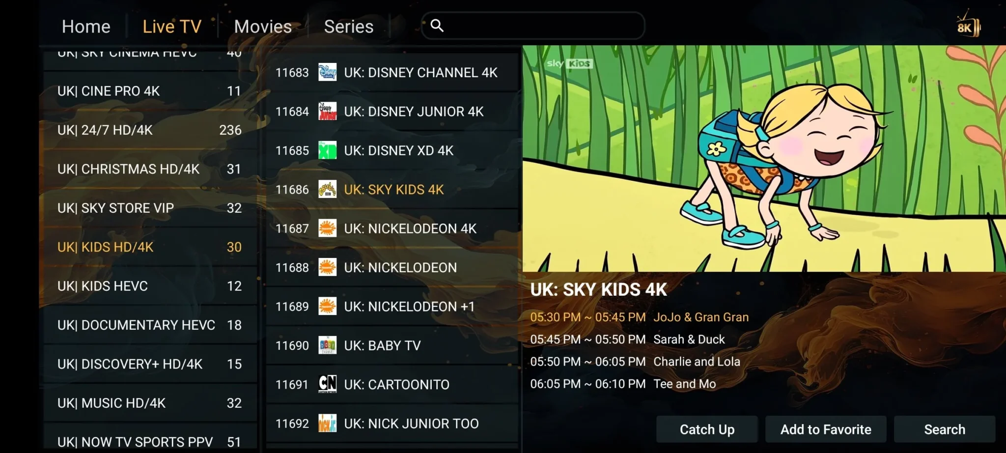 8K IPTV
