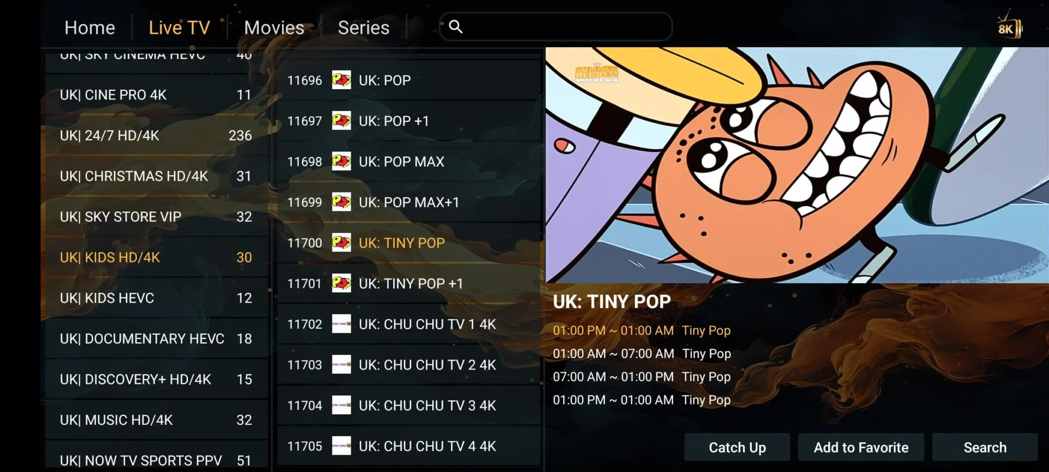 8K IPTV
